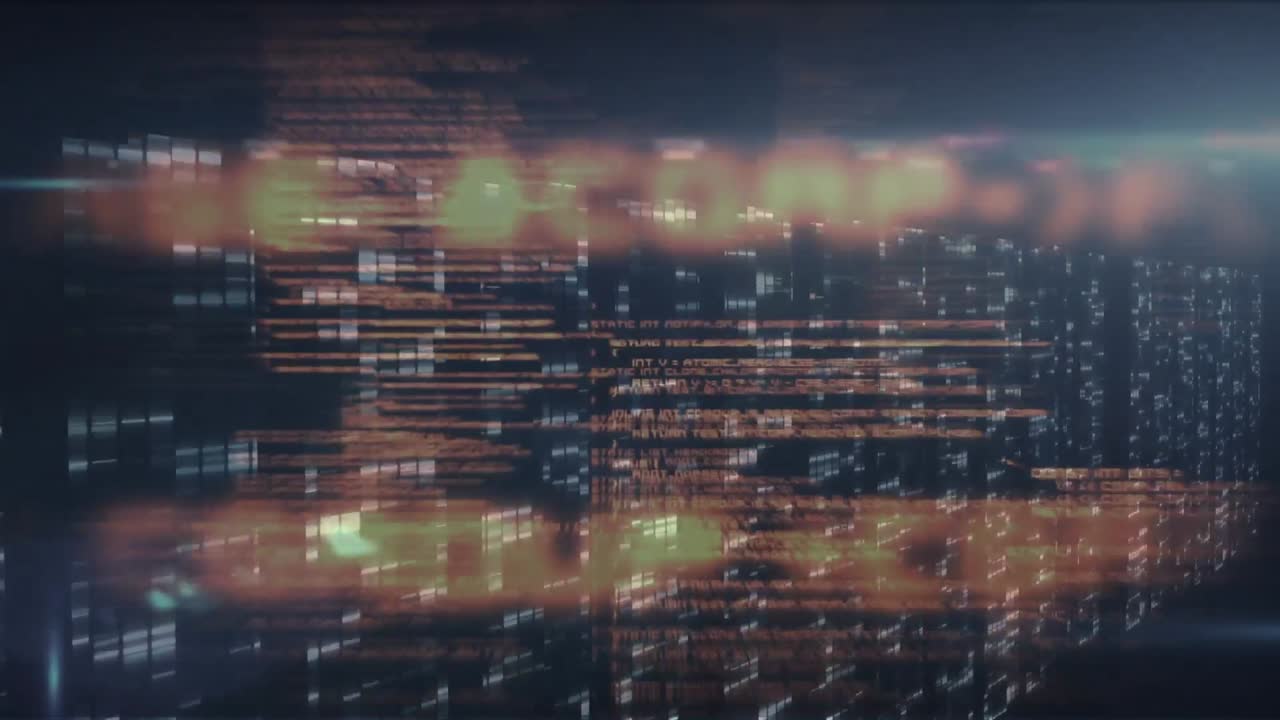 Animation of data processing over computer servers