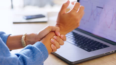 Carpal-tunnel,-woman-hands