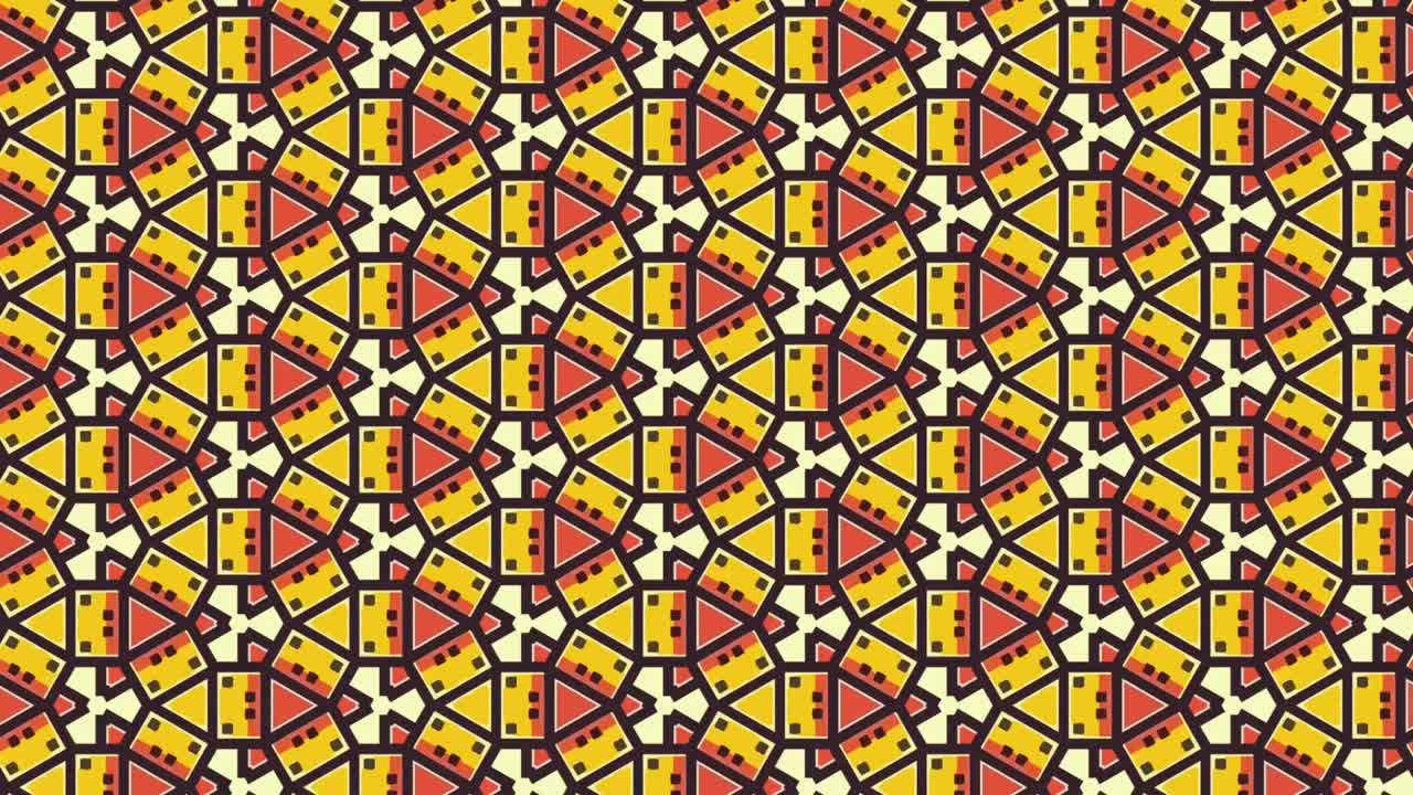 malla gráfica colorida rodando verticalmente