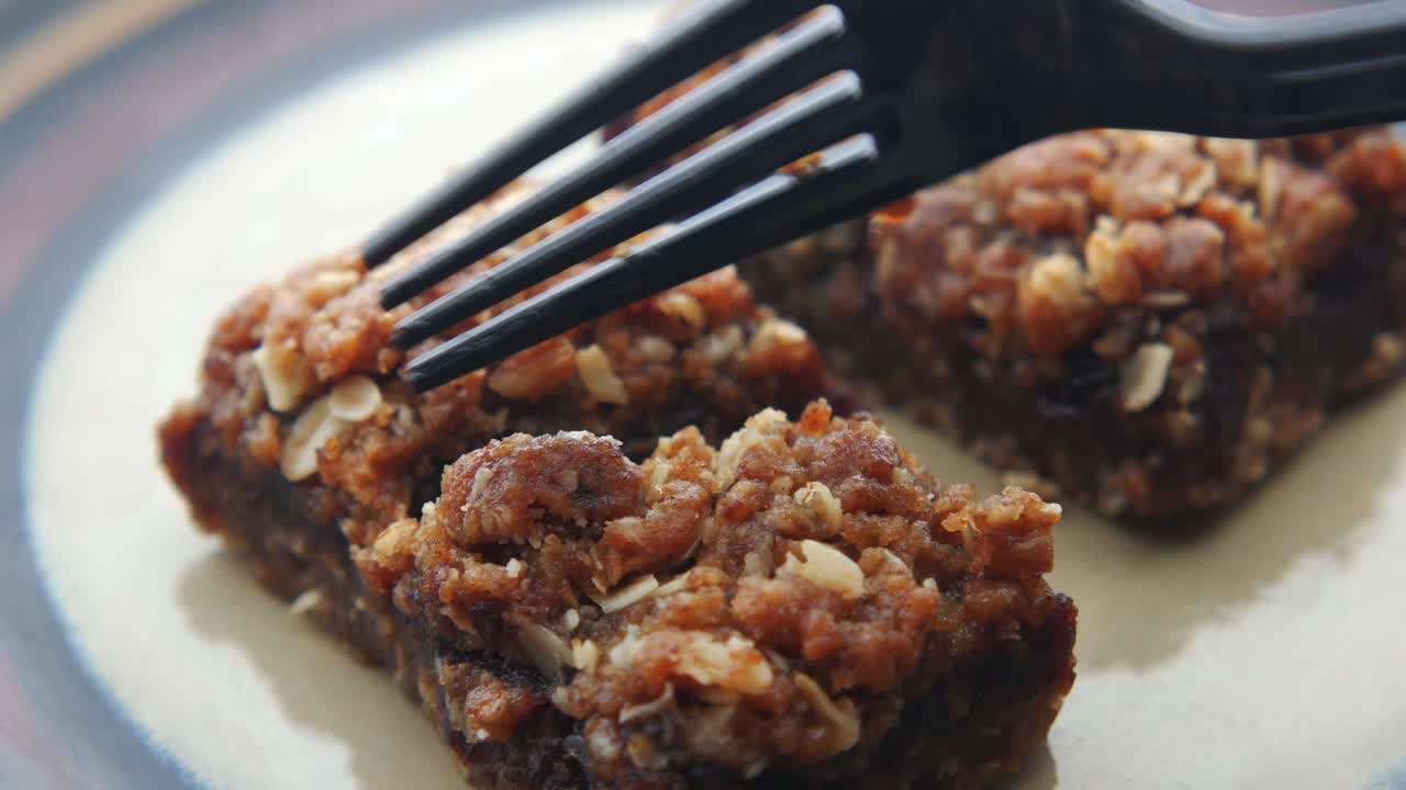 primer plano de las deliciosas galletas de avena