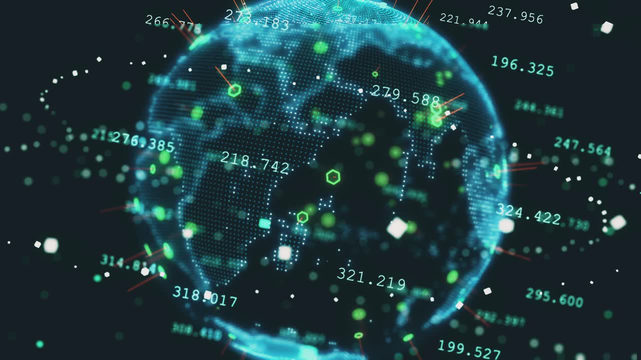 Digital Globe Data Visualization