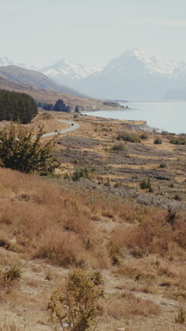 scenic road trip through new zealand's mountains