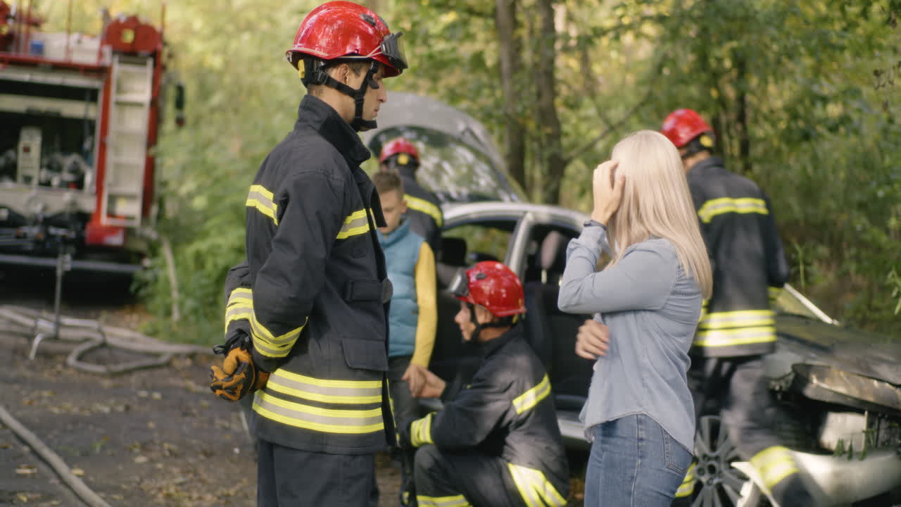 Emergency Response at a Car Accident