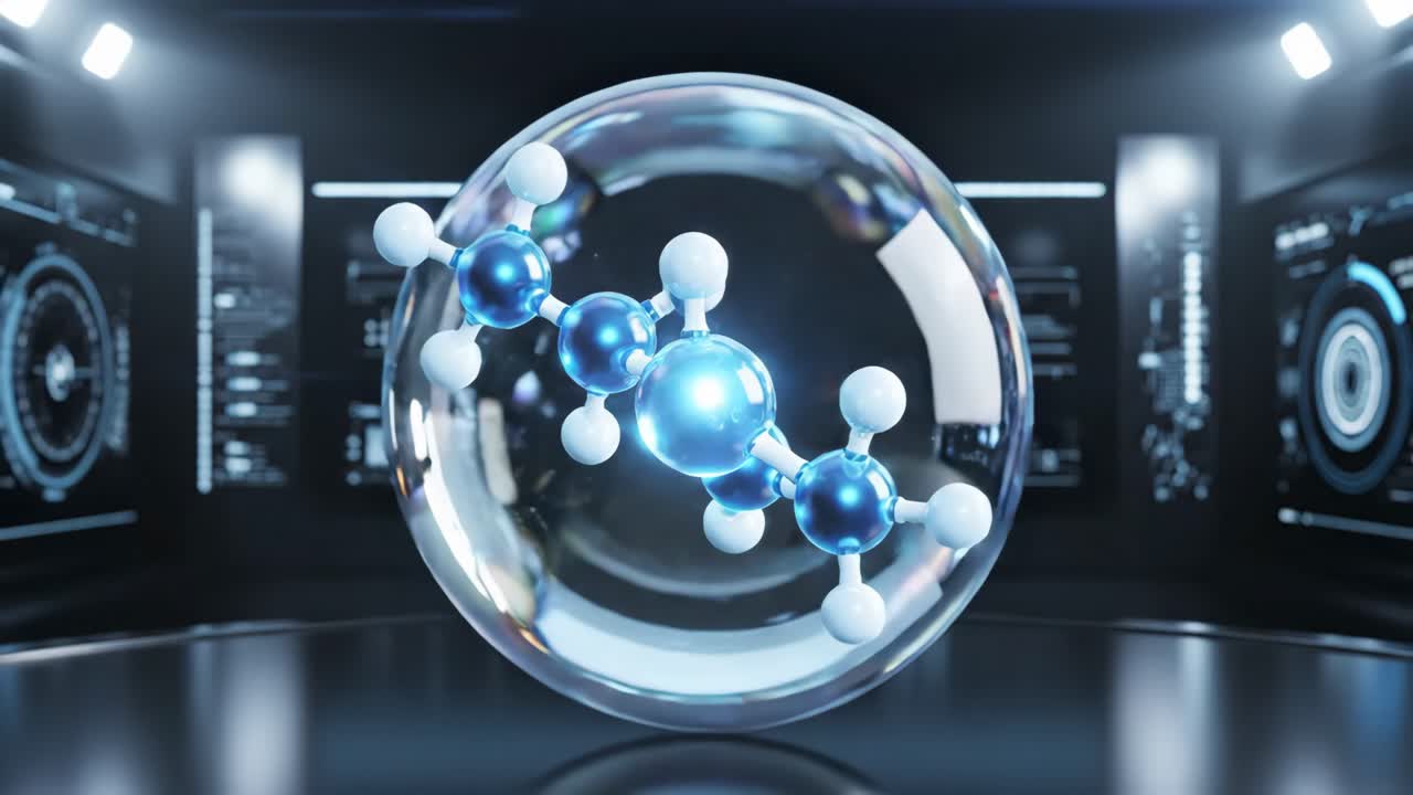 Molecule in a Sphere