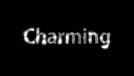 charming text animation message motion graphics