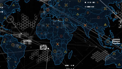 Mapa-Mundial-Animado-Con-Puntos-De-Datos-Y-Conexiones-De-Red-Sobre-Un-Fondo-De-Cuadrícula-Oscura