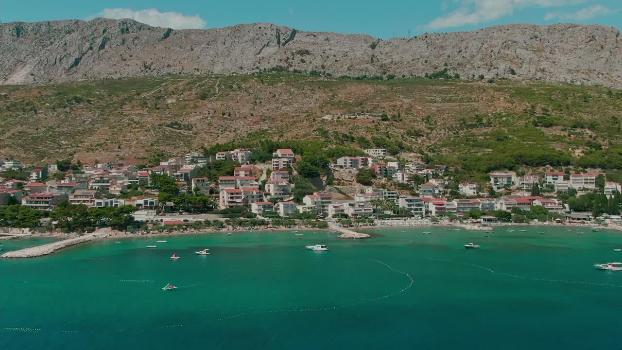 Croatia coast aerial beaches blue water nature clean sunny vacation