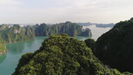 push out view of halong bay in vietnam