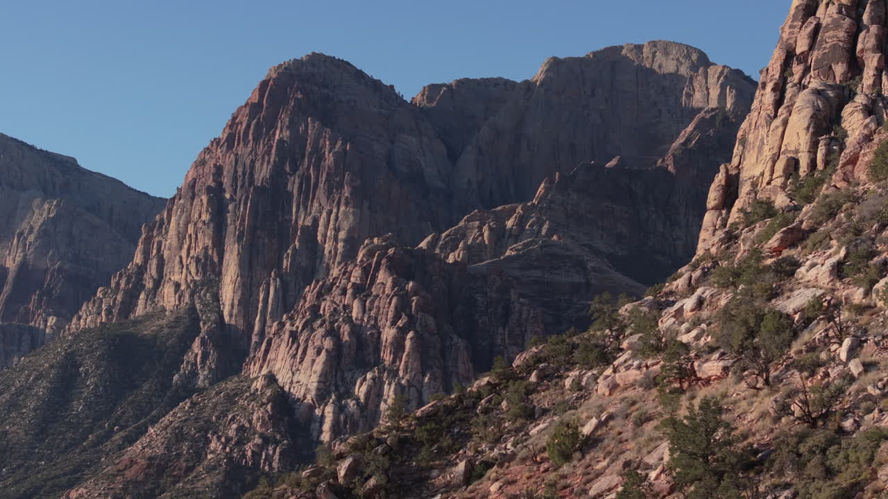 paisaje de montaña de roca roja