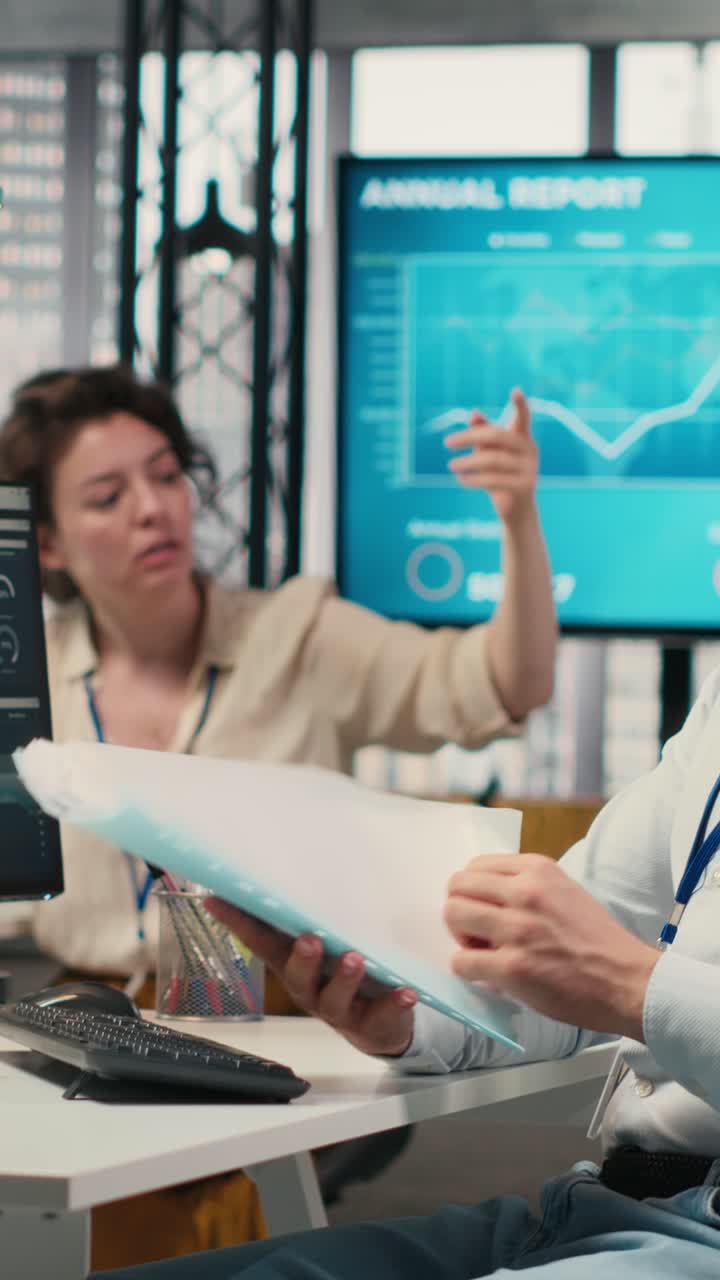 Vertical Video General manager employs AI neural network for work task optimization