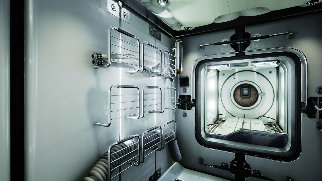 Exploring a complex interior module design on the iss