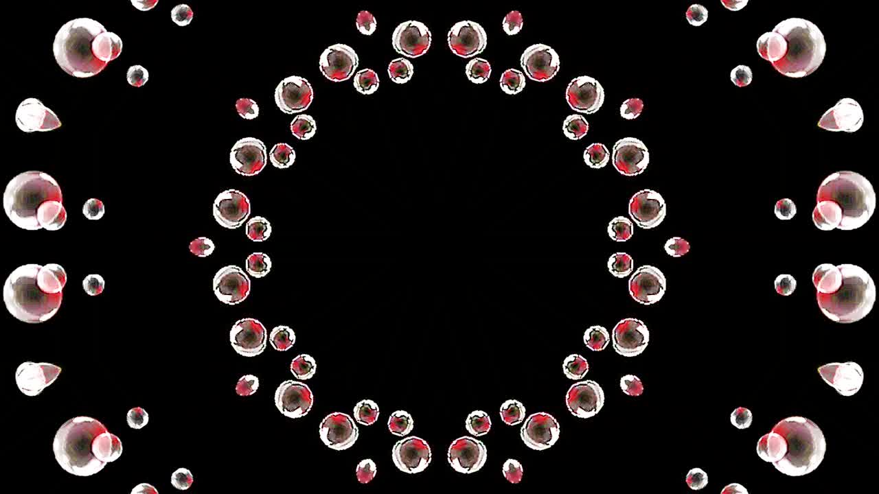 아름다운 비디오 추상적인 배경 3d 액체 선과 다채로운 텍스처