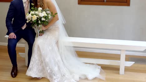 shot-of-bride---groom-with-wedding-flower