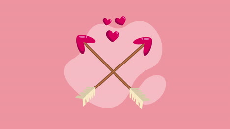 las flechas de cupido.
