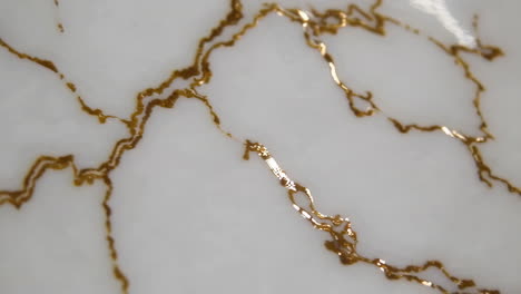 white marble with gold veins