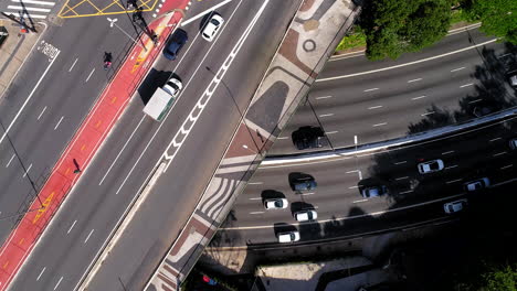top view east west avenue, radial leste, sao paulo, brazil