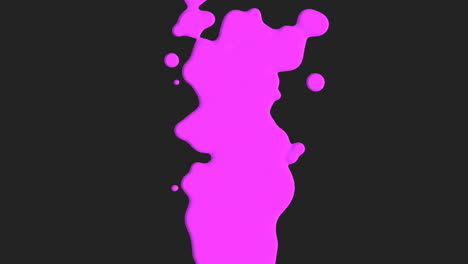 animation motion abstract pink liquid spots black splash background 1