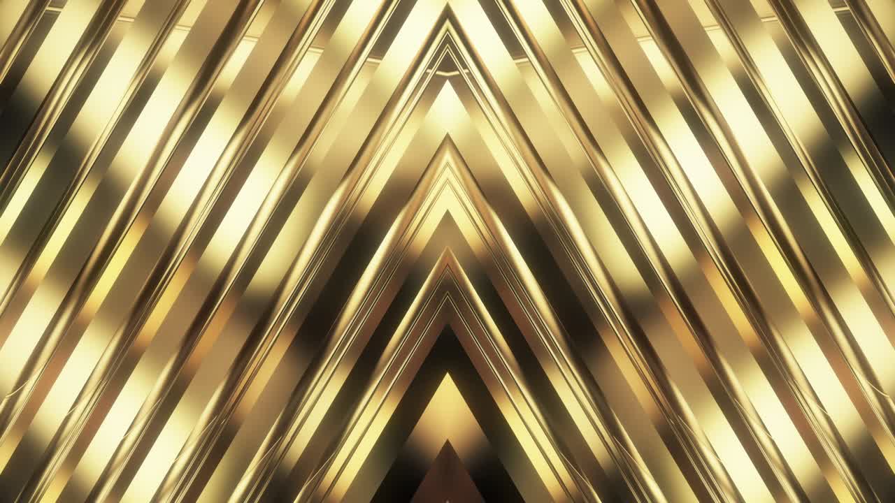 우아한 금색 대칭 벽 배경 루프