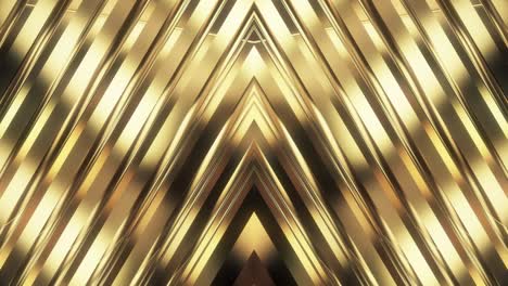 elegante bucle de fondo de pared simétrico de oro