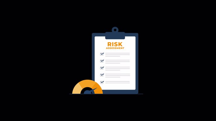 Animated Risk Assessment Checklist with Progressing Gauge