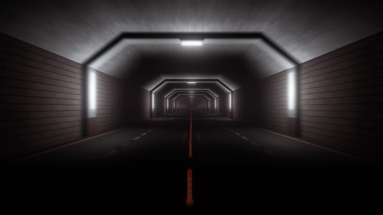어두운 터널 전망
