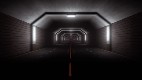 perspectiva del túnel oscuro