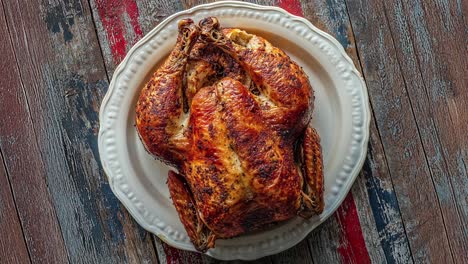 roasted whole chicken with crispy skin