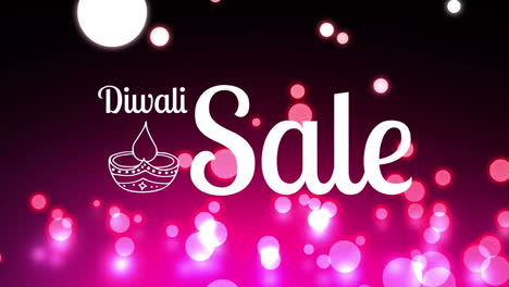 diwali sale sign against fireworks 4k