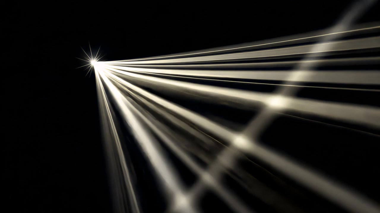 Animeret overlay af klar stjerne på nattehimmel, transparent 4K-video, alfakanal, ProRes 4444