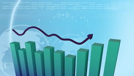 Diagramm-Mit-Sich-ändernden-Statistiken