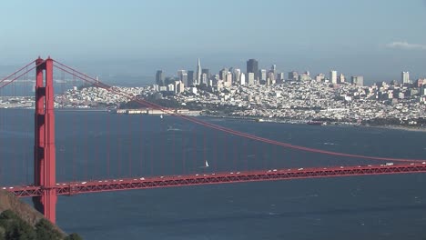 san francisco con el puente golden gate, california, estados unidos