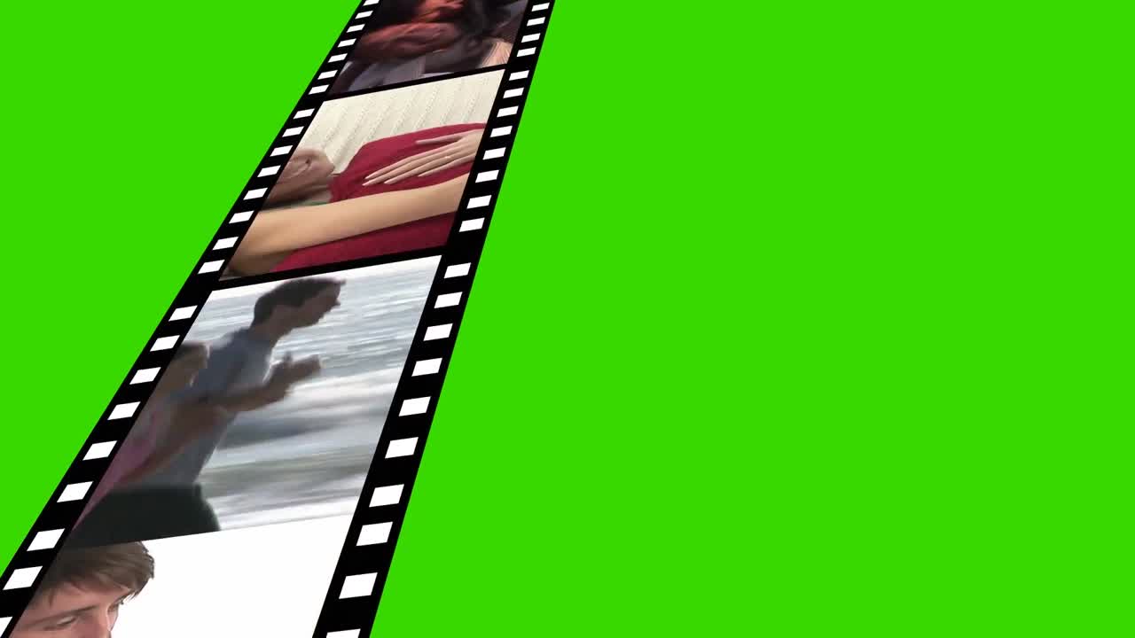 rollo de película de imágenes