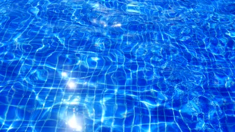 colorful abstract of water surface in swimming pool