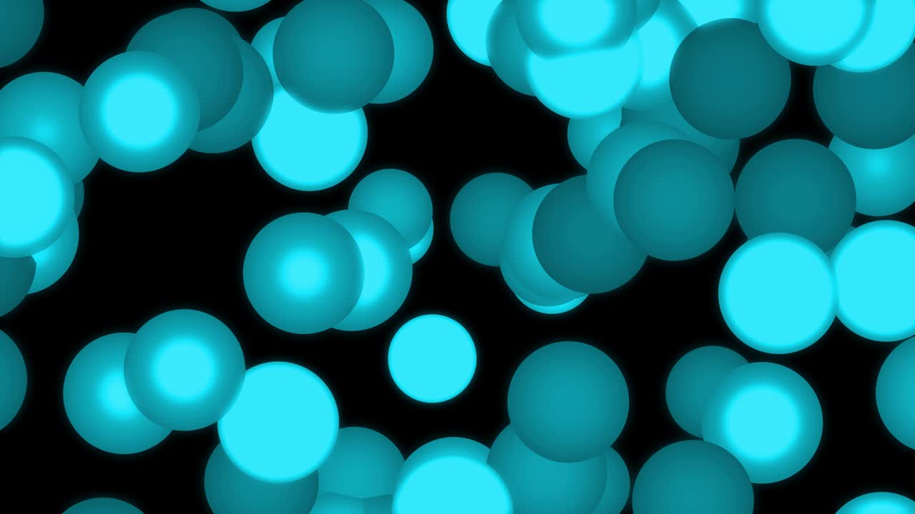 Large size dot ball moving animation motion graphics