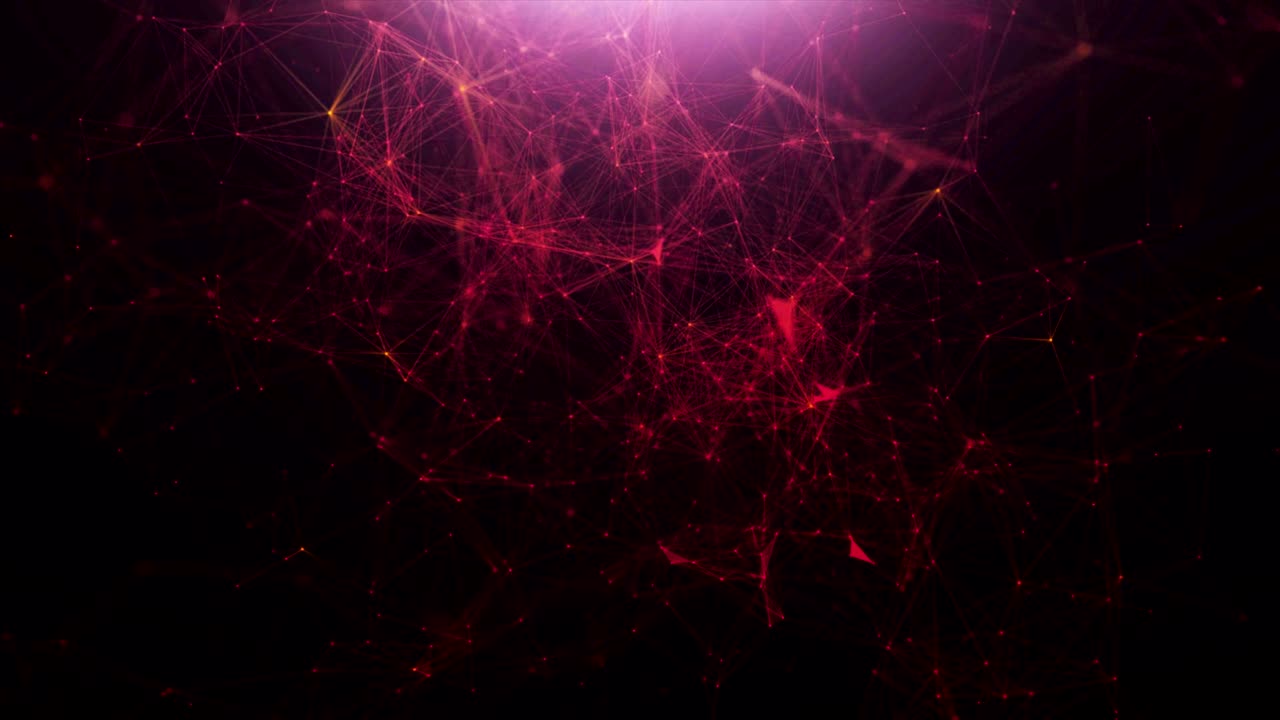 Red and yellow abstract background from a plexus