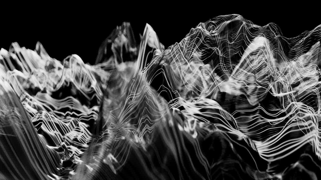 Abstract Futuristic Tech Lines.