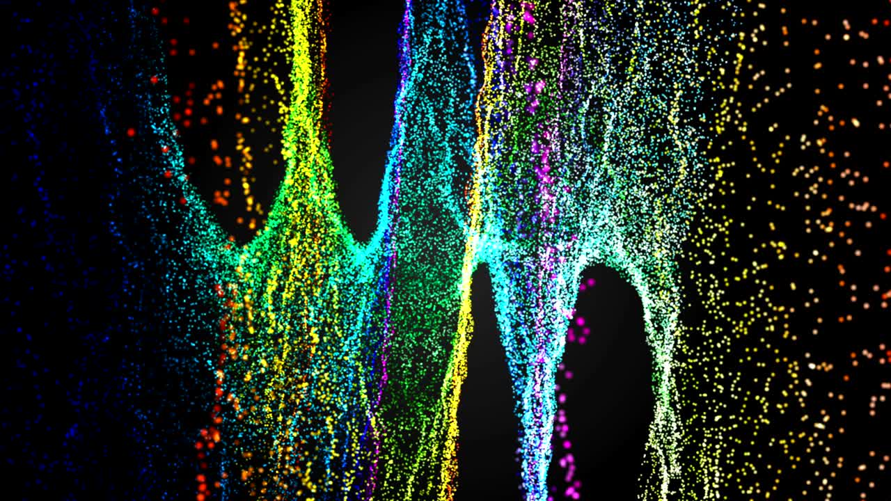 3d 렌더링 배경은 은 입자 문자열을 가지고 있습니다.