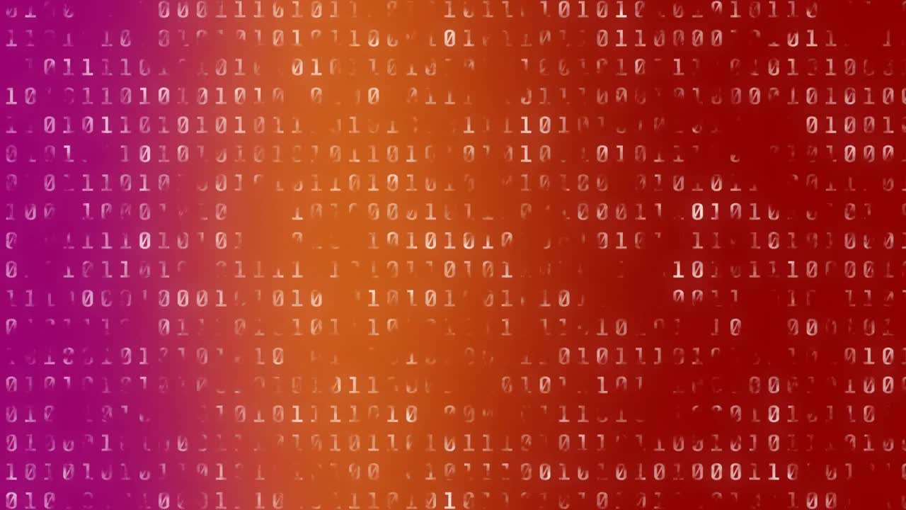 Background filed with binary codes