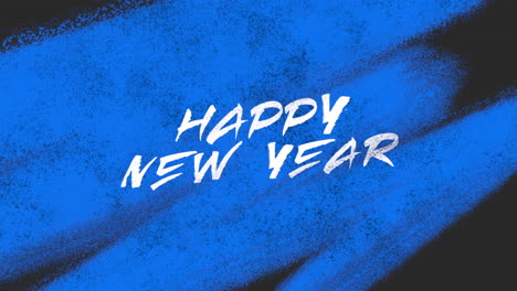 Happy-New-Year-text-with-blue-stroke-brush-on-black-gradient