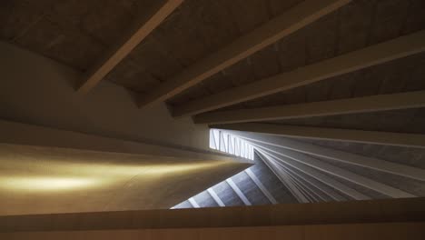 interior architectural detail of a modern chapel