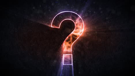 el símbolo del signo de interrogación.
