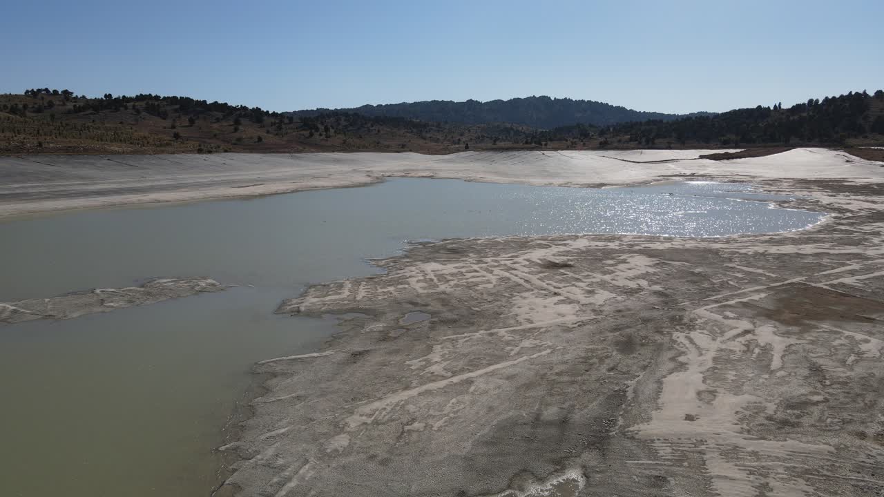 Accumulated Lake Aerial View