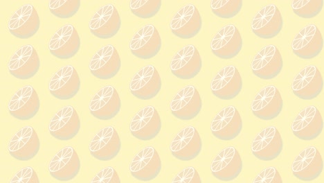 animación de bucle de ilustración naranja.