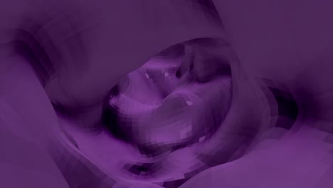 purple abstract geometric tunnel