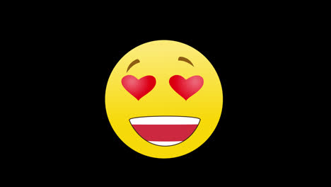 Liebe-Emoji-Emoticon-Herz-Auge-Symbol-Schleife-Motion-Graphics-Video-Transparenter-Hintergrund-Mit-Alphakanal