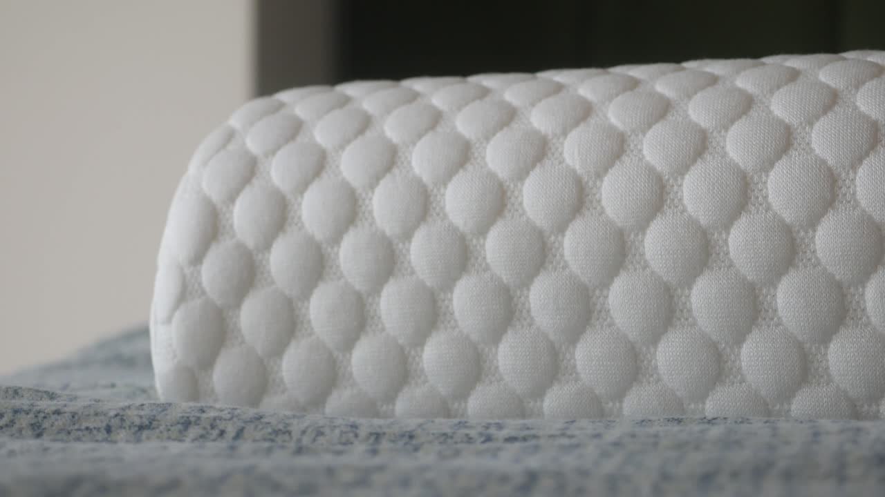 almohada de espuma de memoria blanca