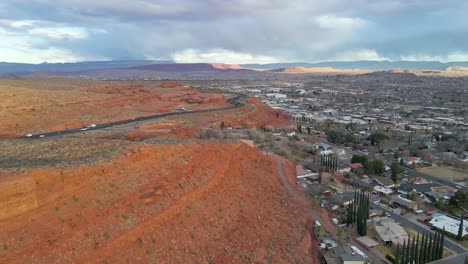 establishing aerial above st