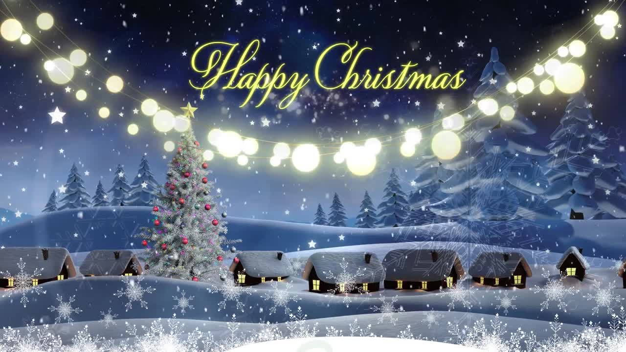 반이는 요정 불빛으로 해리 크리스마스