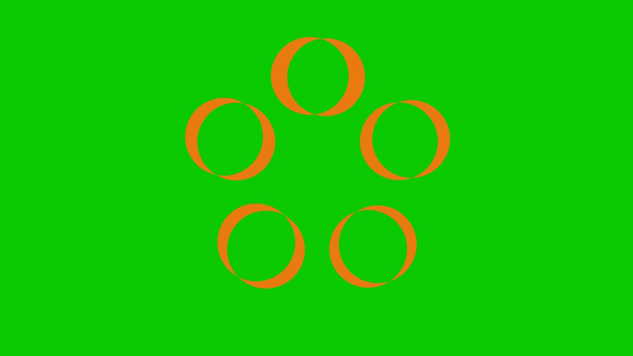 4k 비디오 모델 스트로보스코픽 및 최면 효과, 16:9 비디오 형식