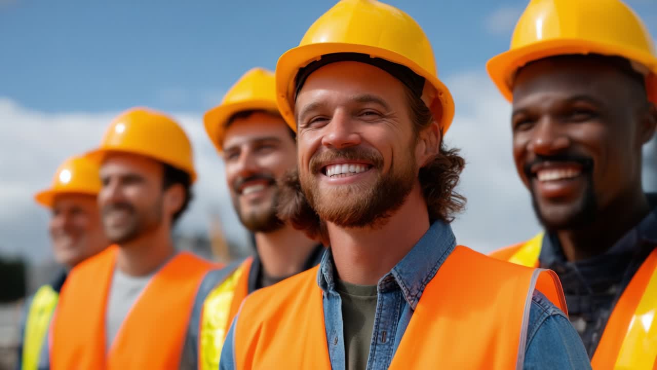 Group of Construction Workers